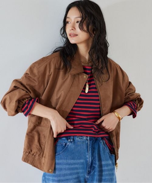 フェイクスエードブルゾン｜バンヤードストームの通販｜&mall（アンド