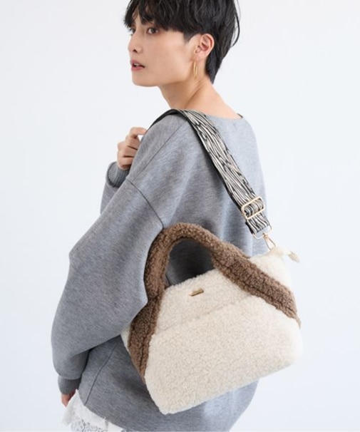 ジャガードテープボアトート