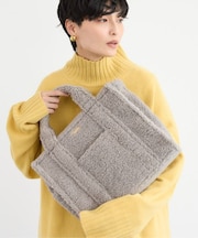 ジャガードテープスクエアボアトート