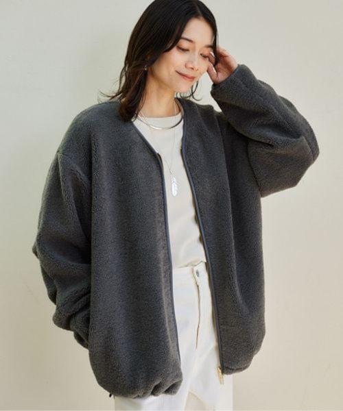 バンヤードストーム ボアライトコート　美品 ボアライトコート｜バンヤードストームの通販｜&mall（アンドモール