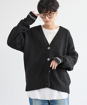 シャギーニットカーディガン