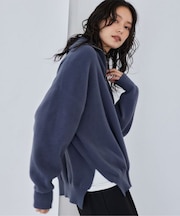 フロントZIPシャギーニット / ハンドウォッシャブル