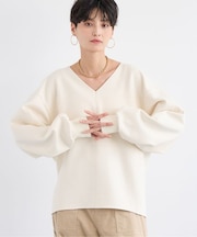 TRスムースVネックプルオーバー