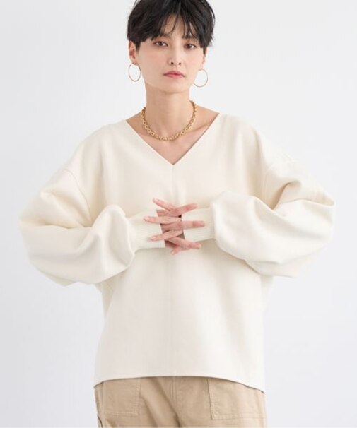 TRスムースVネックプルオーバー