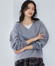 TRスムースVネックプルオーバー