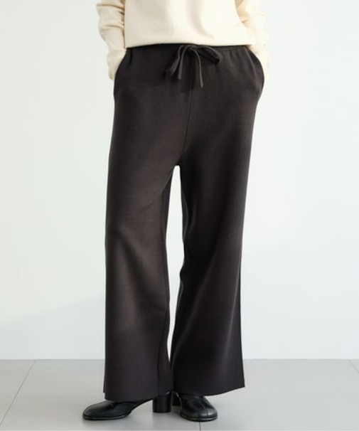 ミラノリブニットパンツ＜セットアップ対応＞