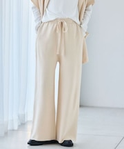 ミラノリブニットパンツ＜セットアップ対応＞