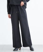 ウォームツイルストレッチワイドパンツ / ハンドウォッシャブル【吸湿発熱】