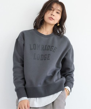 裏起毛ソフトタッチロゴプルオーバー / マシンウォッシャブル