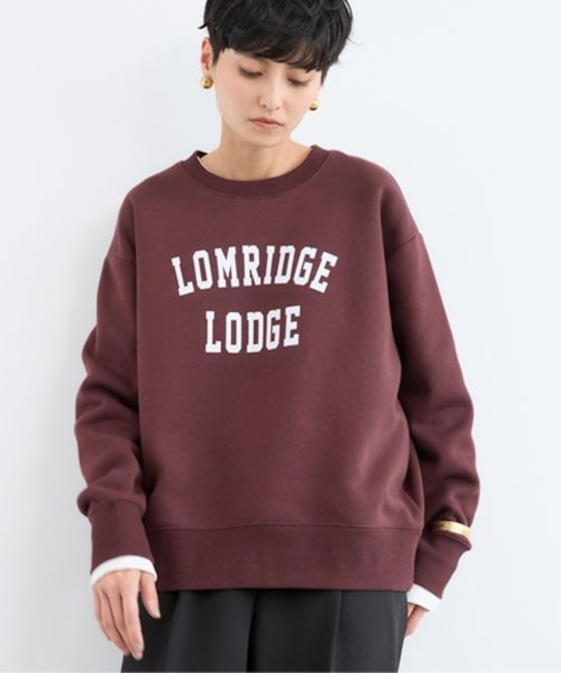 裏起毛ソフトタッチロゴプルオーバー / マシンウォッシャブル