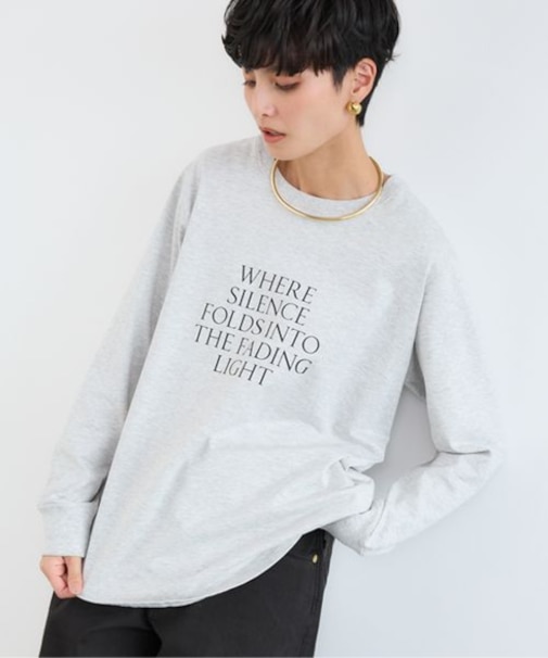 裾ラウンドロゴプルオーバー / マシンウォッシャブル