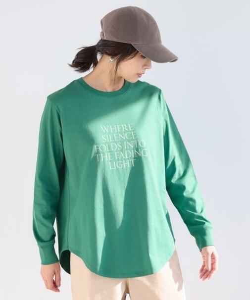 裾ラウンドロゴプルオーバー / マシンウォッシャブル