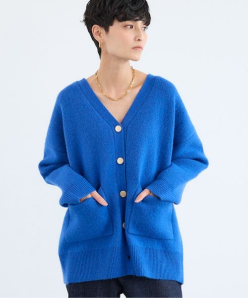 ポケ付きWフェイスカーディガン / ハンドウォッシャブル｜バンヤード