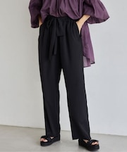 セミテーパードトロミパンツ<セットアップ対応>