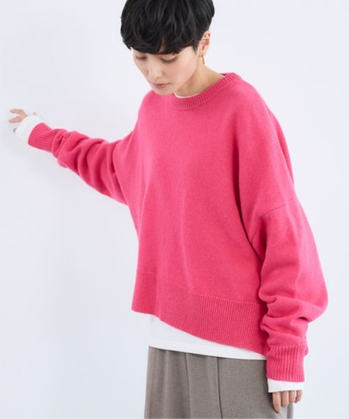 スリットワイドニット