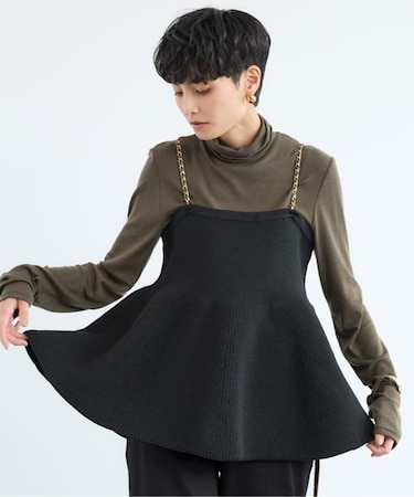 チェーンストラップキャミニット / ハンドウォッシャブル