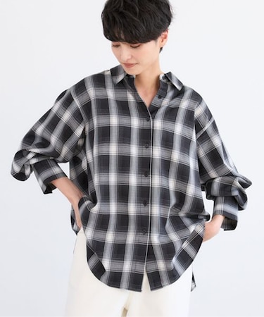 2WAYカシュクールシャツ / マシンウォッシャブル