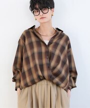 2WAYカシュクールシャツ / マシンウォッシャブル