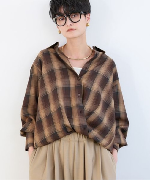 2WAYカシュクールシャツ / マシンウォッシャブル