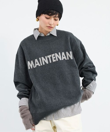 ソフトタッチロゴプルオーバー