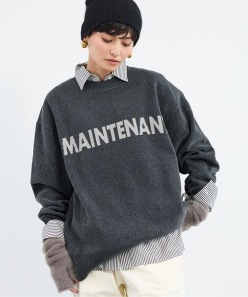 ソフトタッチロゴプルオーバー