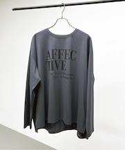 ワイドシルエットロゴロンＴ / マシンウォッシャブル