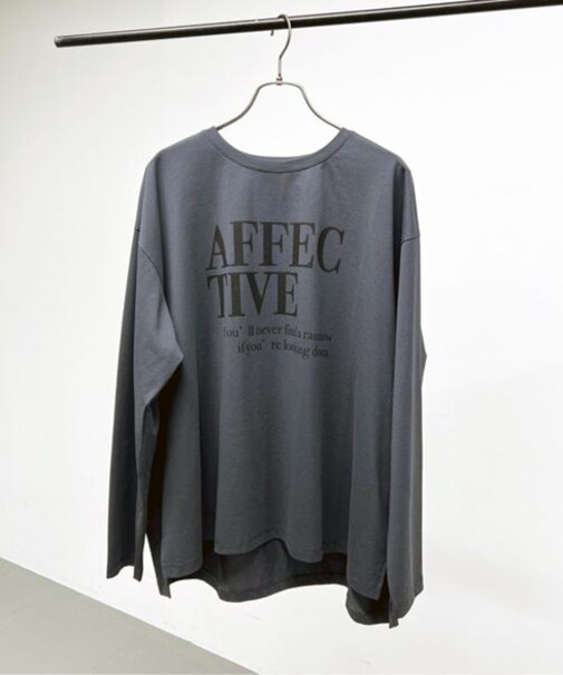 ワイドシルエットロゴロンＴ / マシンウォッシャブル