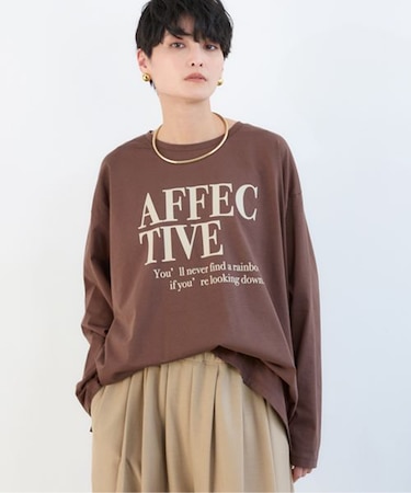 ワイドシルエットロゴロンＴ / マシンウォッシャブル