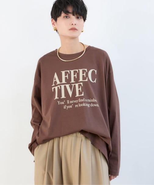 ワイドシルエットロゴロンＴ / マシンウォッシャブル