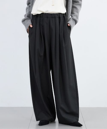 裏起毛タックイージーパンツ / マシンウォッシャブル