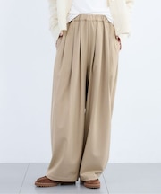 裏起毛タックイージーパンツ / マシンウォッシャブル