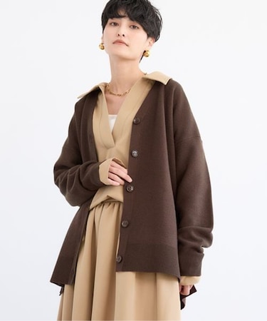 バックロゴJQカーデ / ハンドウォッシャブル