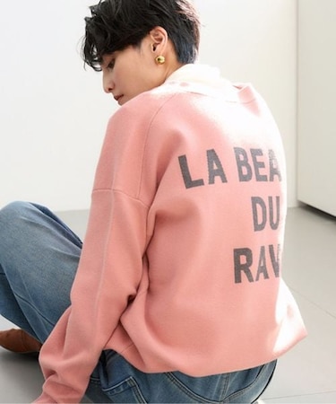 バックロゴJQカーデ / ハンドウォッシャブル