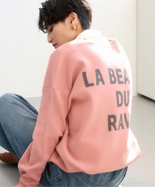 バックロゴJQカーデ / ハンドウォッシャブル