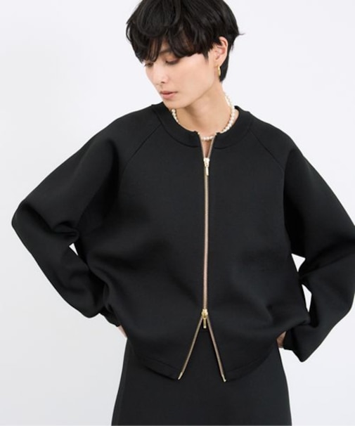 ニットZIPブルゾン ＜セットアップ対応＞