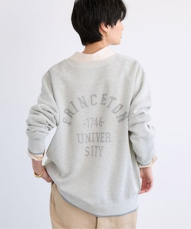 シア－バックロゴカーディガン / ハンドウォッシャブル