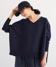 ソフトVネックボリュームニット