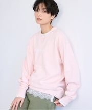 裏毛ステンシルロゴプルオーバー