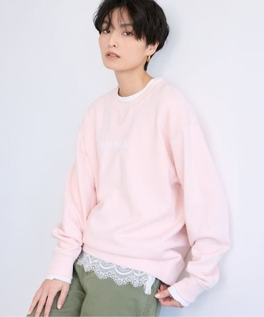 裏毛ステンシルロゴプルオーバー