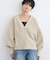 軽量畦編みカーディガン