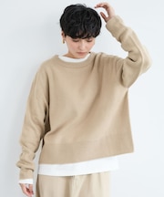 バックスリットワイドニット