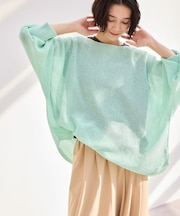 ペーパーワイドドルマンニット