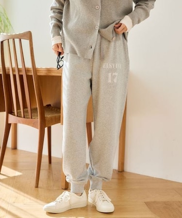 裏毛ステンシルパンツ