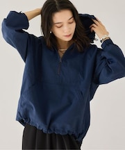 ハーフZIPフーディージャケット【撥水】【JAPAN FABRIC】