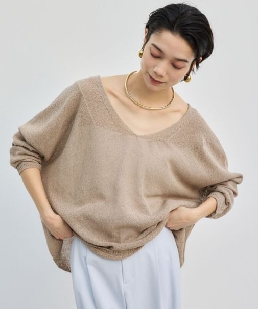 2WAYライトペーパーニット