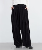 ベロアタックギャザーパンツ / マシンウォッシャブル