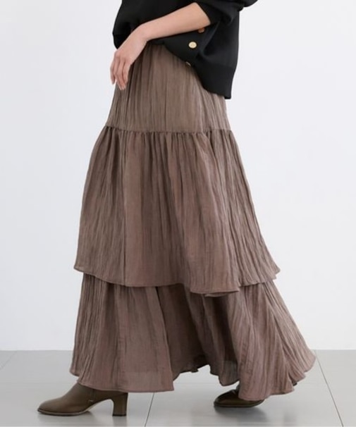 ティアードライトスカート / マシンウォッシャブル