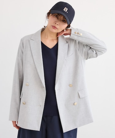 2WAYストレッチダブルジャケット