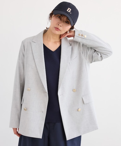 2WAYストレッチダブルジャケット