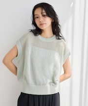 メッシュロゴニット